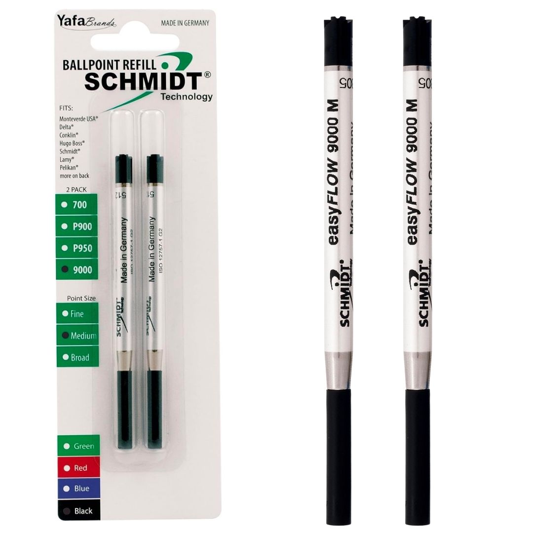 Schmidt 9000 EasyFlow Medium Black - 2 Pack