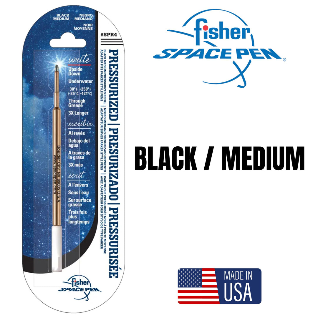 Fisher Space Ink Refill (Black/Medium) SPR4