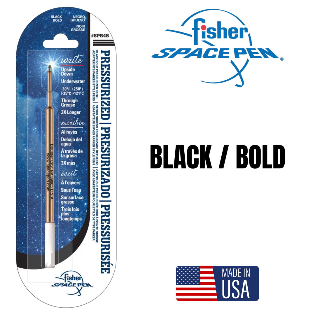 Fisher Space Ink Refill (Black/Bold) SPR4B