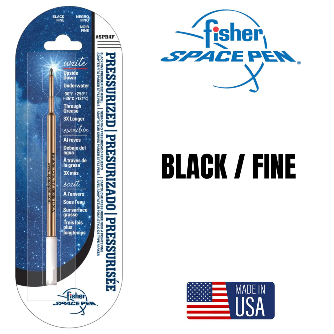 Fisher Space Ink Refill (Black/Fine) SPR4F