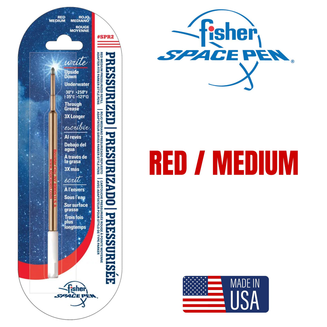 Fisher Space Ink Refill (Red/Medium) SPR2